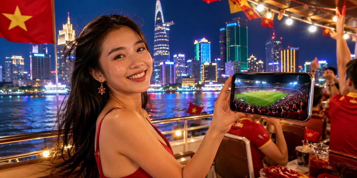 Sân chơi cá cược hiện đại với ánh đèn neon tại Thành phố Hồ Chí Minh