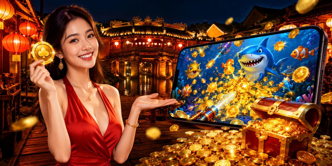Quảng cảnh sôi động tại Hội An với các điểm chơi casino di động