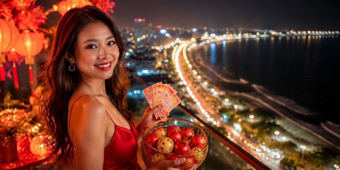 Lễ hội xổ số nhộn nhịp ở Phan Thiết với người dân vui chơi tham gia